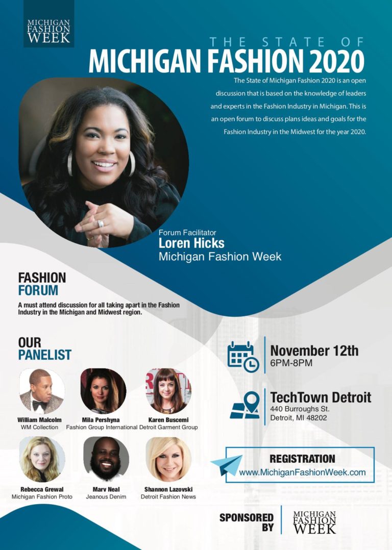 Michigan Fashion Week Offers State of Michigan Fashion 2020 Event to